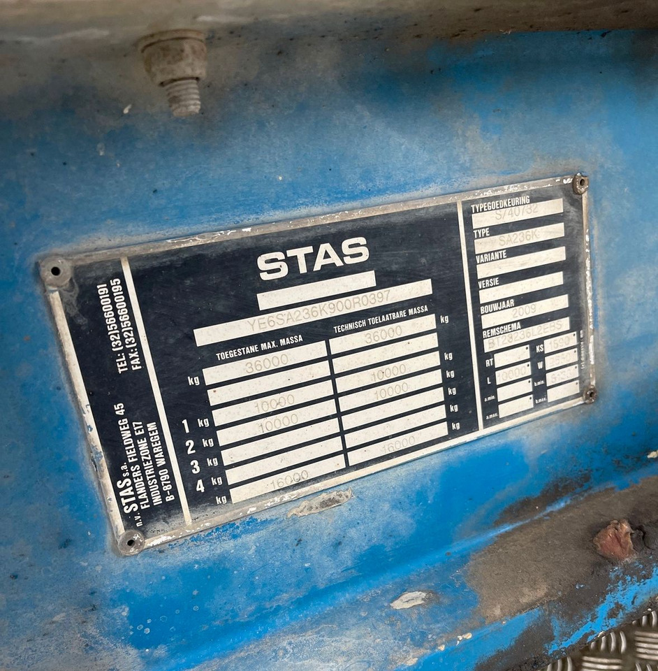 Semiremorcă basculantă Stas SA236K/ALU/32m3: Foto 6 Semiremorcă basculantă Stas SA236K/ALU/32m3: Foto 6