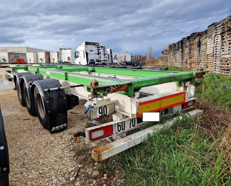 Asca CHARIOT COULISSANT - Semiremorcă transport containere/ Swap body: Foto 1 Asca CHARIOT COULISSANT - Semiremorcă transport containere/ Swap body: Foto 1