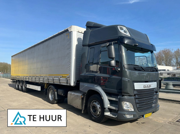 DAF CF 510 + Wielton huiftrailer / NL BE Verhuur/ 750 euro per week / direct afh - Cap tractor: Foto 1 DAF CF 510 + Wielton huiftrailer / NL BE Verhuur/ 750 euro per week / direct afh - Cap tractor: Foto 1