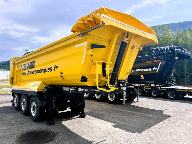 Galucho SGB3 Semi-remorque benne TP 3 essieux - Semiremorcă basculantă: Foto 2 Galucho SGB3 Semi-remorque benne TP 3 essieux - Semiremorcă basculantă: Foto 2