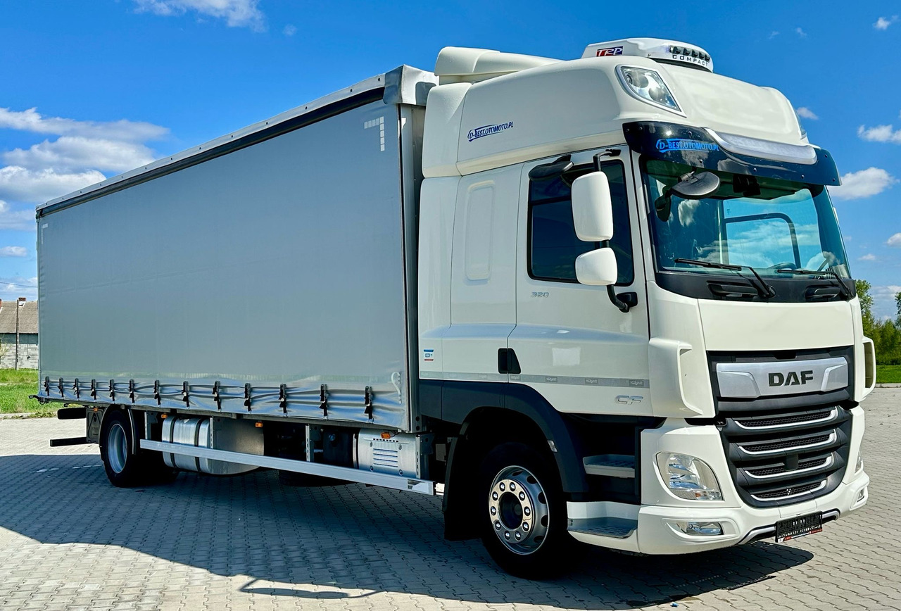 DAF CF 320 / FIRANKA / 21 EUROPALET / SYPIALKA / AUTOMAT / KLIMA POSTOJOWA / 2021 ROK TO - Camion cu prelată: Foto 1 DAF CF 320 / FIRANKA / 21 EUROPALET / SYPIALKA / AUTOMAT / KLIMA POSTOJOWA / 2021 ROK TO - Camion cu prelată: Foto 1