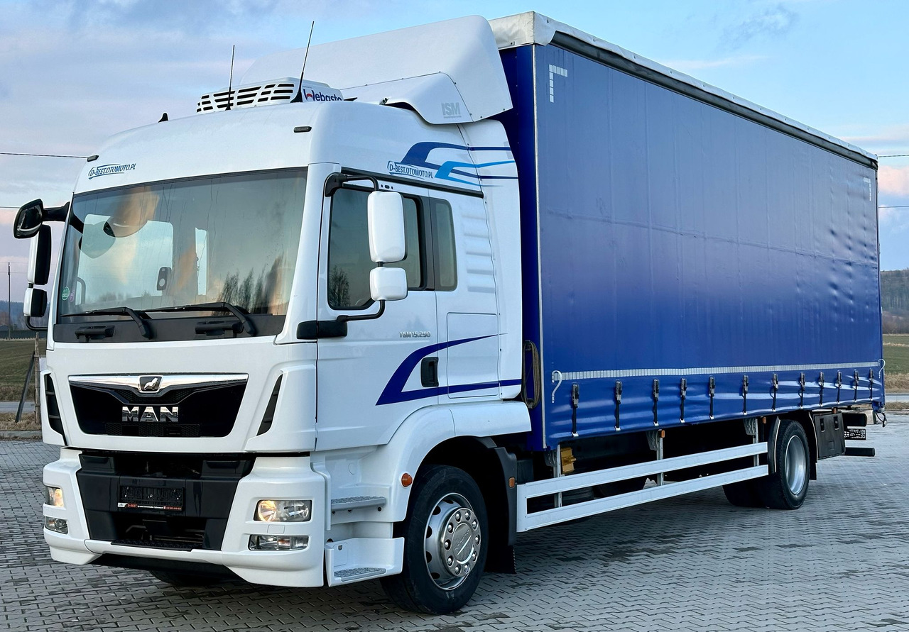MAN TGM 15.290 / FIRANKA / 20 EUROPALET / AUTOMAT / SYPIALKA / DMC 16 T / 8 400 KG ŁADOWNOŚĆ - Camion cu prelată: Foto 2 MAN TGM 15.290 / FIRANKA / 20 EUROPALET / AUTOMAT / SYPIALKA / DMC 16 T / 8 400 KG ŁADOWNOŚĆ - Camion cu prelată: Foto 2