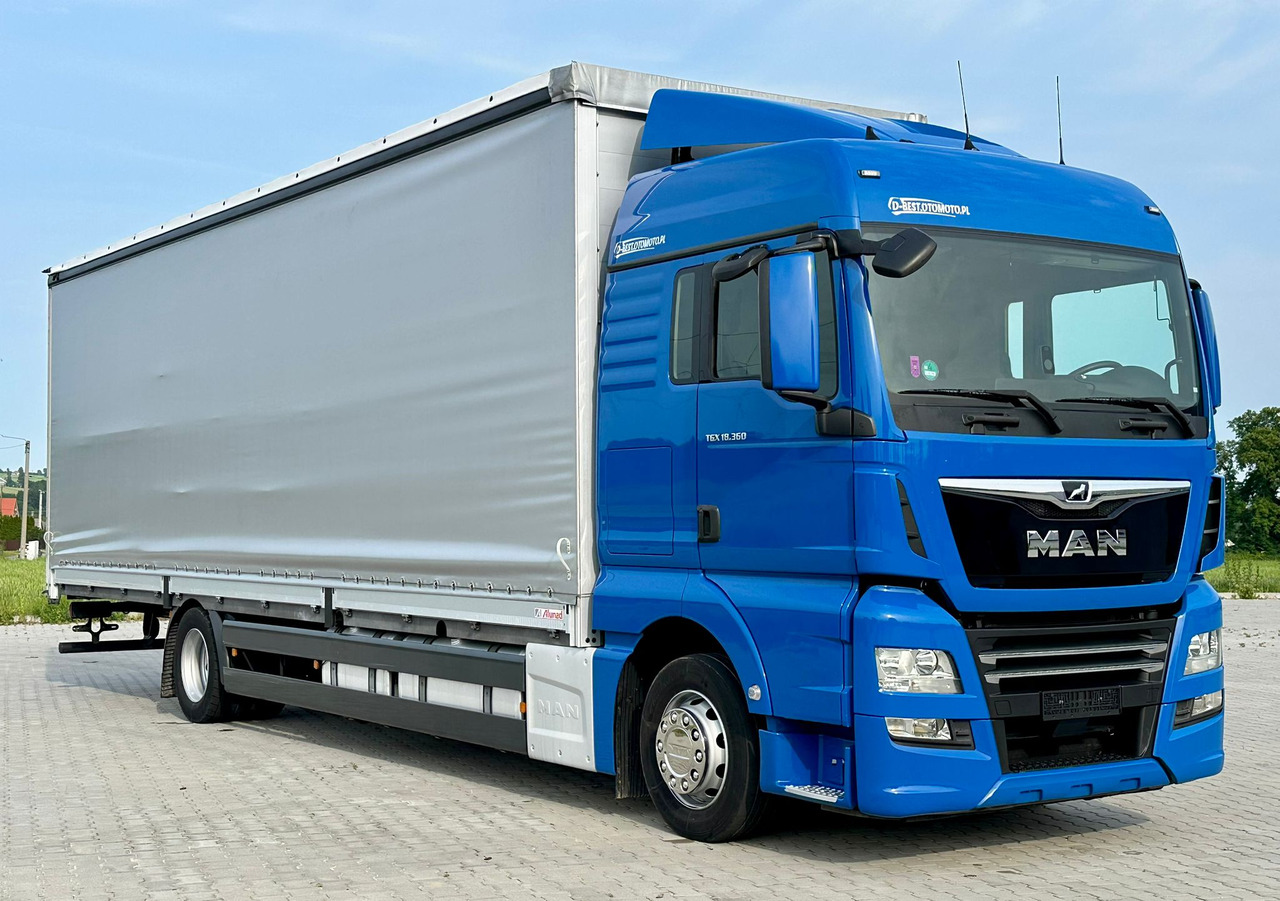 MAN TGX 18.360 / BURTO - FIRANKA / 23 PALETY / SYPIALKA / AUTOMAT / 2021 ROK / SPROWADZONY / SERWISOW - Camion cu prelată: Foto 1 MAN TGX 18.360 / BURTO - FIRANKA / 23 PALETY / SYPIALKA / AUTOMAT / 2021 ROK / SPROWADZONY / SERWISOW - Camion cu prelată: Foto 1