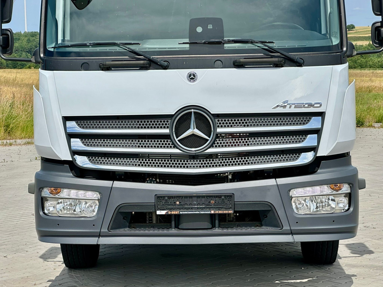 Camion izoterma MERCEDES-BENZ ATEGO / 1221 / IZOTERMA / KONTENER / AUTOMAT / 230 TYS KM / 17 EUROPALET / 6.8 M DŁUGOŚCI / 2019 ROK: Foto 10