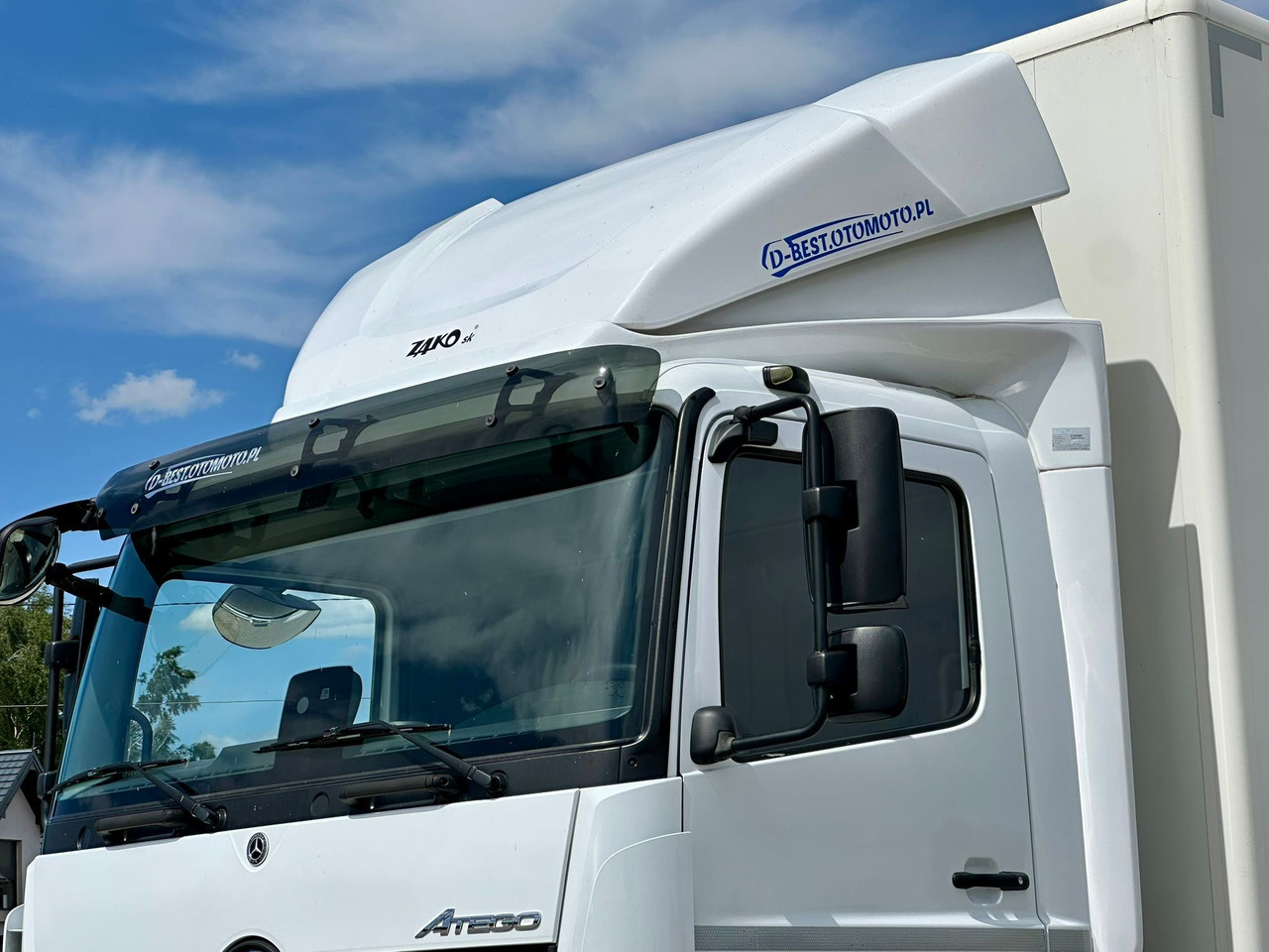 Camion izoterma MERCEDES-BENZ ATEGO / 1221 / IZOTERMA / KONTENER / AUTOMAT / 230 TYS KM / 17 EUROPALET / 6.8 M DŁUGOŚCI / 2019 ROK: Foto 11