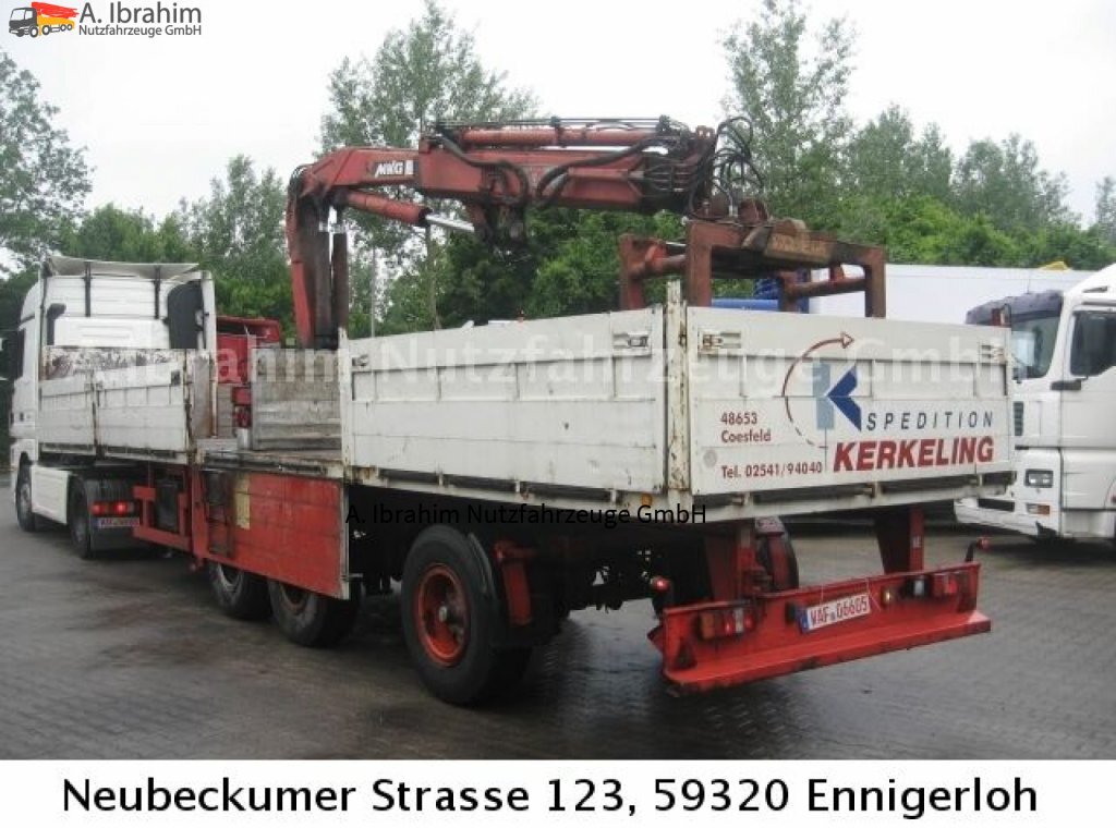 Ackermann PS24/12.5E PS 24 12,5 E mit MKG 150 - Semiremorcă platformă: Foto 3 Ackermann PS24/12.5E PS 24 12,5 E mit MKG 150 - Semiremorcă platformă: Foto 3