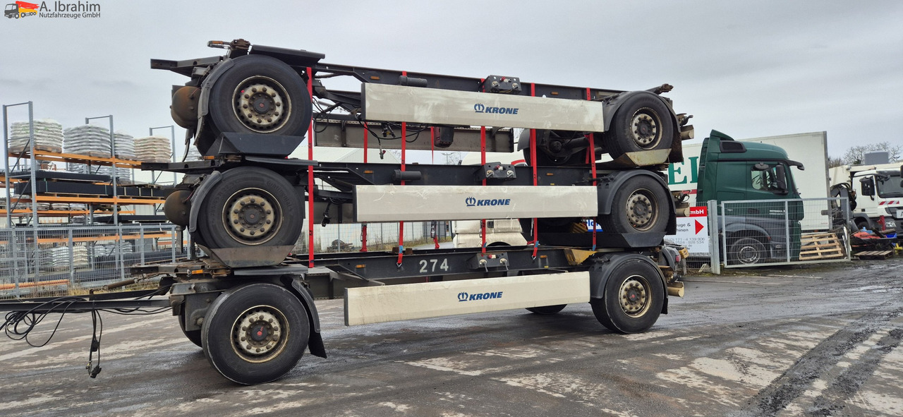Krone AZ 5x vorhanden SAF Achsen, fertig gestapelt - Remorcă transport containere/ Swap body: Foto 2 Krone AZ 5x vorhanden SAF Achsen, fertig gestapelt - Remorcă transport containere/ Swap body: Foto 2
