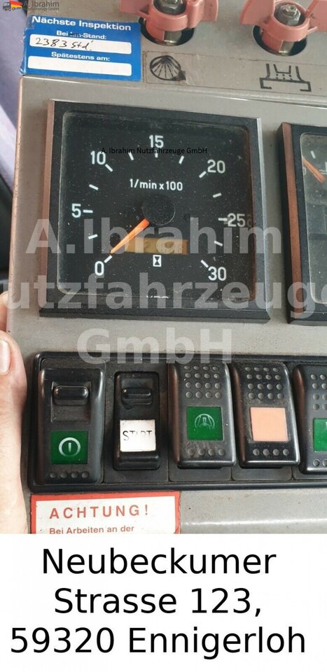 Măturătoare stradală Mercedes-Benz 1823  DB 1823,Optifant 70, einsatzbereit: Foto 12
