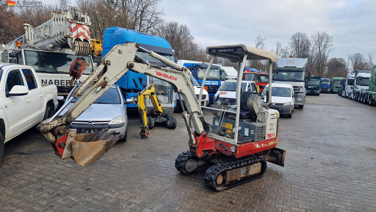 Takeuchi TB 014 Minibagger Zustand gut - Mini excavator: Foto 1 Takeuchi TB 014 Minibagger Zustand gut - Mini excavator: Foto 1