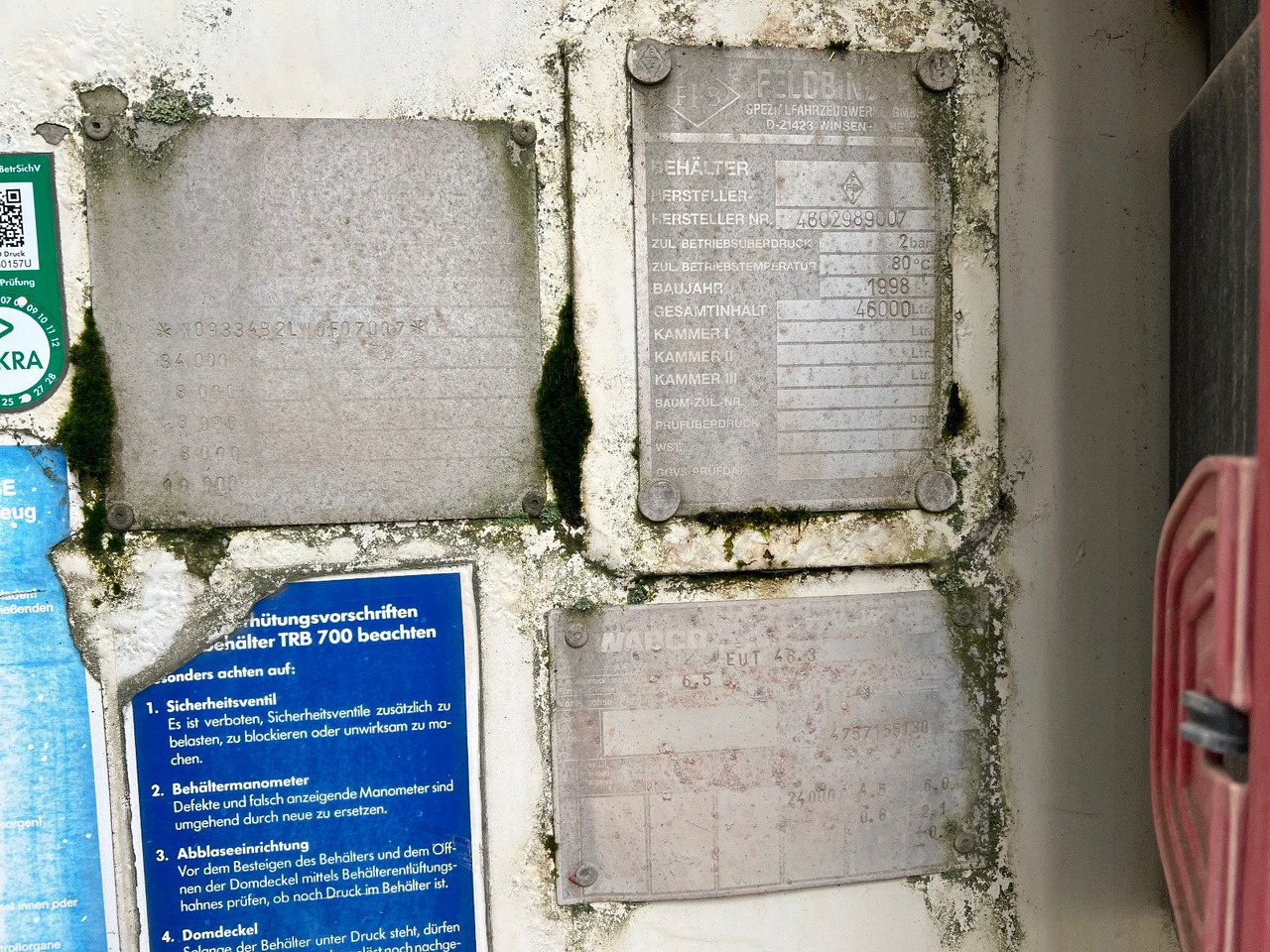 Feldbinder EUT 46,3 - Semiremorcă siloz: Foto 5 Feldbinder EUT 46,3 - Semiremorcă siloz: Foto 5