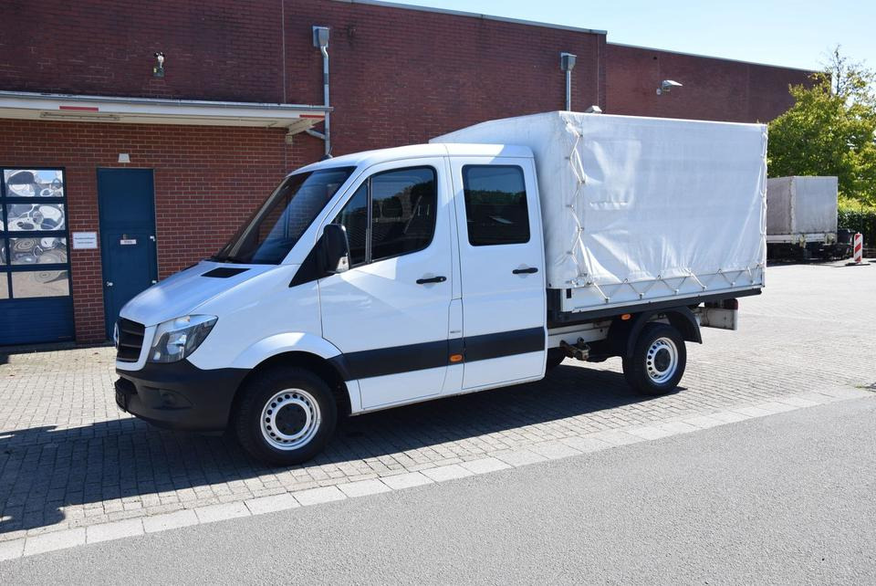 Mercedes-Benz Sprinter 314 CDI Pri Plane Doka 7-Sitze Klima - Autoutilitară cu prelată, Autoutilitară cabină dublă: Foto 1 Mercedes-Benz Sprinter 314 CDI Pri Plane Doka 7-Sitze Klima - Autoutilitară cu prelată, Autoutilitară cabină dublă: Foto 1