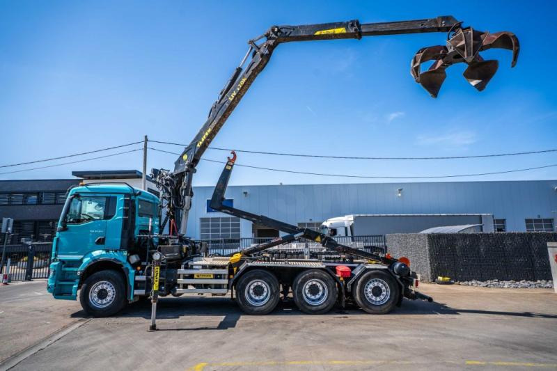 Camion cu cârlig, Camion cu macara MAN TGS 35.510 8X4-4 BL + TAJFUN L170 K: Foto 6