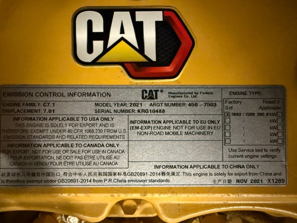 Leasing de CAT DE220E0 - 220 kVA Surplus genset - DPX-18018-30  CAT DE220E0 - 220 kVA Surplus genset - DPX-18018-30: Foto 14