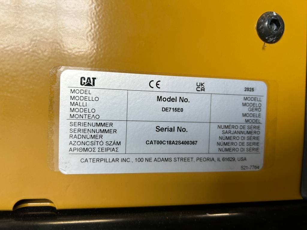 Generator electric nou CAT DE715E0 - 715 kVA Generator - DPX-18030: Foto 22