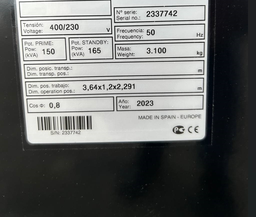 Deutz TCD6.1L6 - 165 kVA Stage V Generator - DPX-19014 - Generator electric: Foto 4 Deutz TCD6.1L6 - 165 kVA Stage V Generator - DPX-19014 - Generator electric: Foto 4