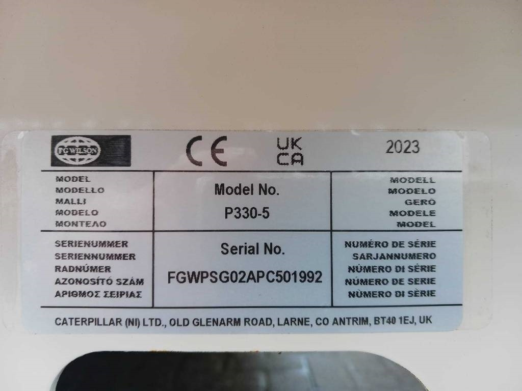 Generator electric nou FG Wilson P330-5 - 330 kVA Genset - DPX-16016: Foto 21