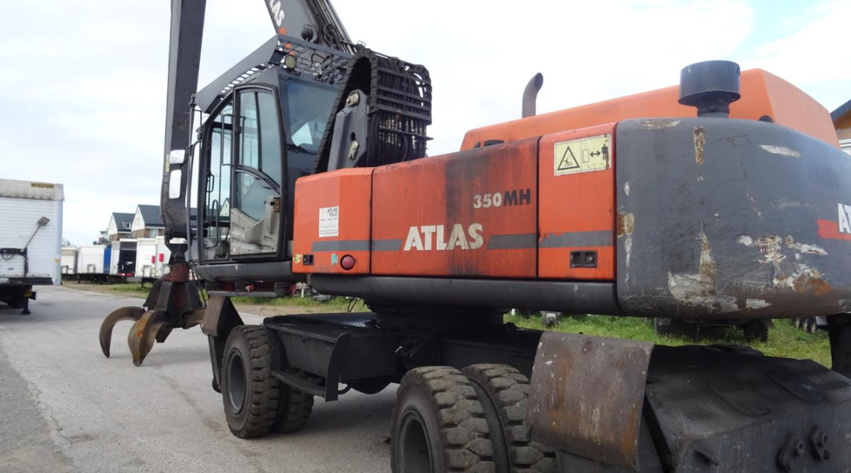 Maszyna przeładunkowa ATLAS 350MH - 2013/2018 - 166kW - 15,9m zasięgu - Excavator pentru manipulare de materiale: Foto 2 Maszyna przeładunkowa ATLAS 350MH - 2013/2018 - 166kW - 15,9m zasięgu - Excavator pentru manipulare de materiale: Foto 2