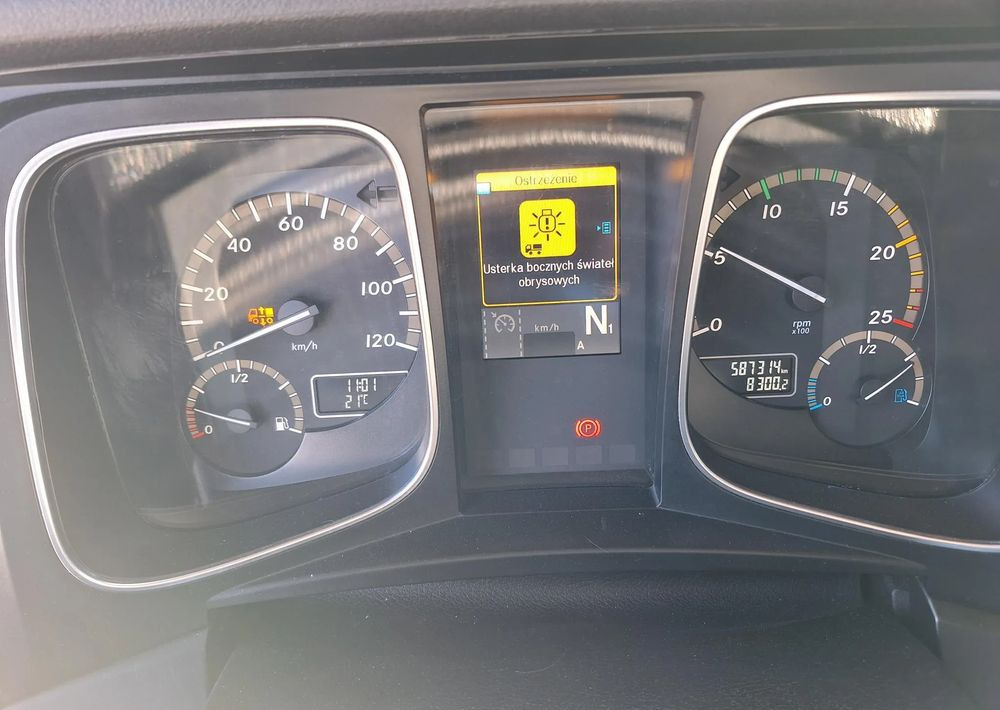 Camion cu prelată Mercedes-Benz Actros 1845 LSnRL z naczepą Fliegl: Foto 8