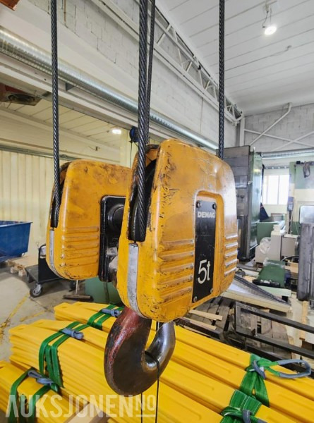 1997 Demag ZKKE Traverskran - Bredde 8500 mm - løftekapasitet 5 tonn - Macara: Foto 4 1997 Demag ZKKE Traverskran - Bredde 8500 mm - løftekapasitet 5 tonn - Macara: Foto 4