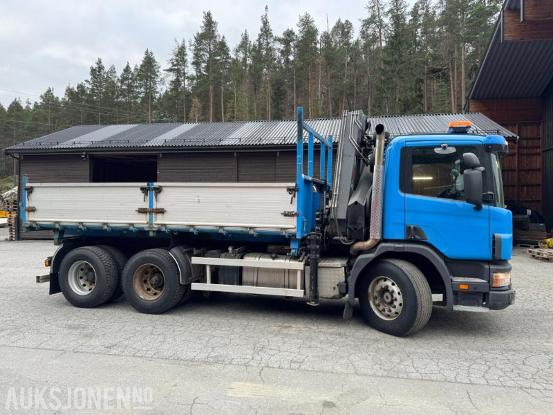 1997 Scania P124 400 kranbil med 3-veis tipp og klype - Camion cu macara: Foto 5 1997 Scania P124 400 kranbil med 3-veis tipp og klype - Camion cu macara: Foto 5