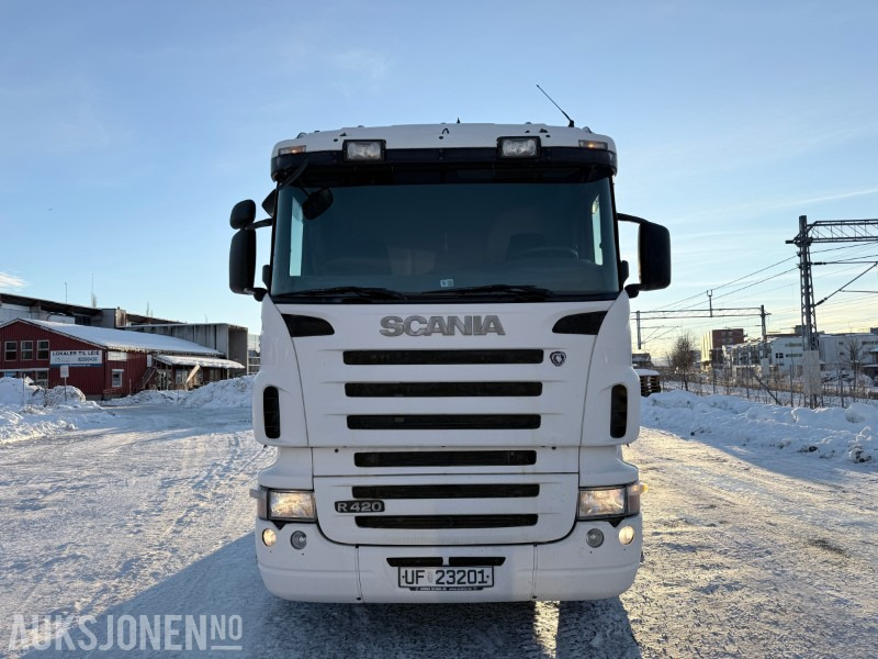 2004 Scania R420 6X2 Kranbil - HMF 1430 kran - NY EU! - Camion cu macara: Foto 2 2004 Scania R420 6X2 Kranbil - HMF 1430 kran - NY EU! - Camion cu macara: Foto 2