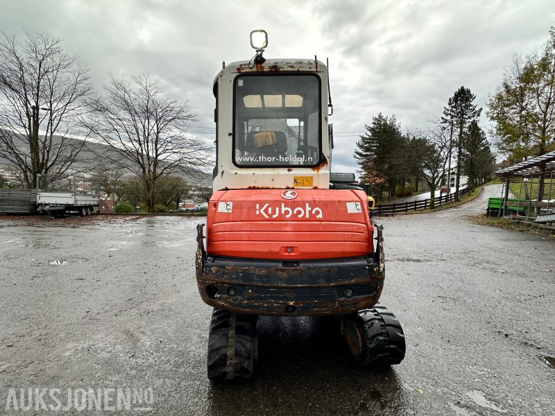 2007 Kubota KX61-3 Minigraver m/graveskuffe/anti-theft system, 4356 timer - Mini excavator: Foto 4 2007 Kubota KX61-3 Minigraver m/graveskuffe/anti-theft system, 4356 timer - Mini excavator: Foto 4