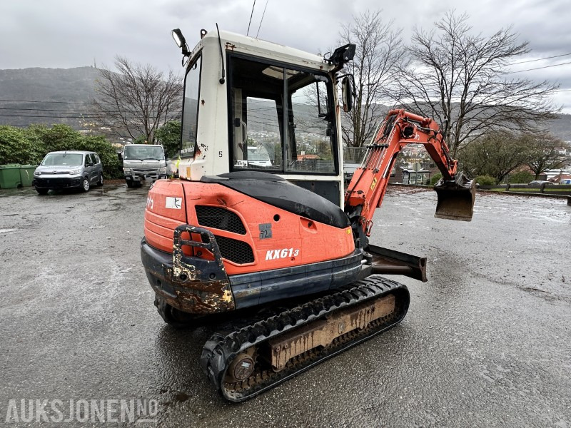 2007 Kubota KX61-3 Minigraver m/graveskuffe/anti-theft system, 4356 timer - Mini excavator: Foto 5 2007 Kubota KX61-3 Minigraver m/graveskuffe/anti-theft system, 4356 timer - Mini excavator: Foto 5