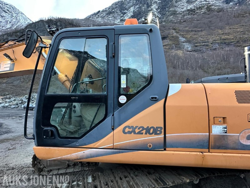 2009 Case CX210B Sertifisert Beltegraver m/Montabert CPA225E boretårn - Excavator: Foto 4 2009 Case CX210B Sertifisert Beltegraver m/Montabert CPA225E boretårn - Excavator: Foto 4