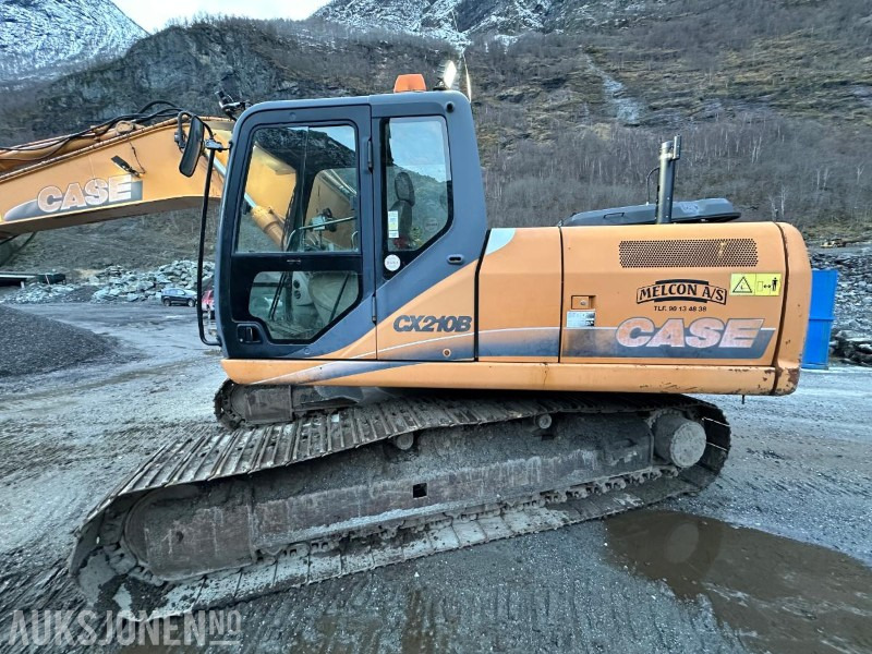 2009 Case CX210B Sertifisert Beltegraver m/Montabert CPA225E boretårn - Excavator: Foto 3 2009 Case CX210B Sertifisert Beltegraver m/Montabert CPA225E boretårn - Excavator: Foto 3