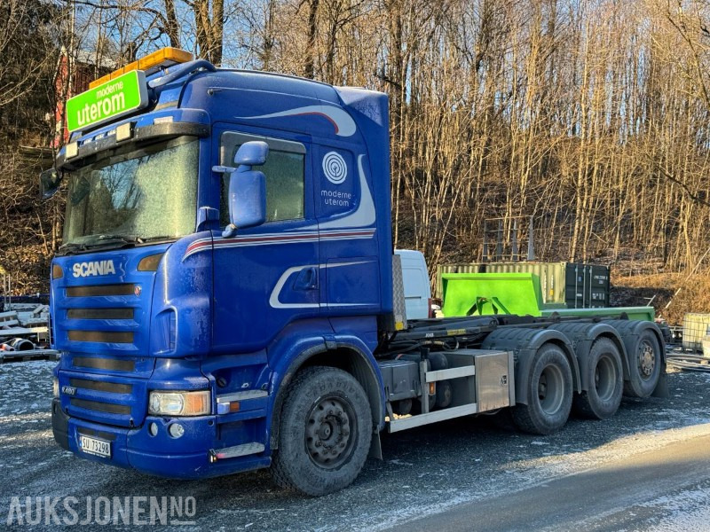2009 Scania R480 krokbil / 4-akslet / Nylig EU-godkjent - Camion cu cârlig: Foto 1 2009 Scania R480 krokbil / 4-akslet / Nylig EU-godkjent - Camion cu cârlig: Foto 1