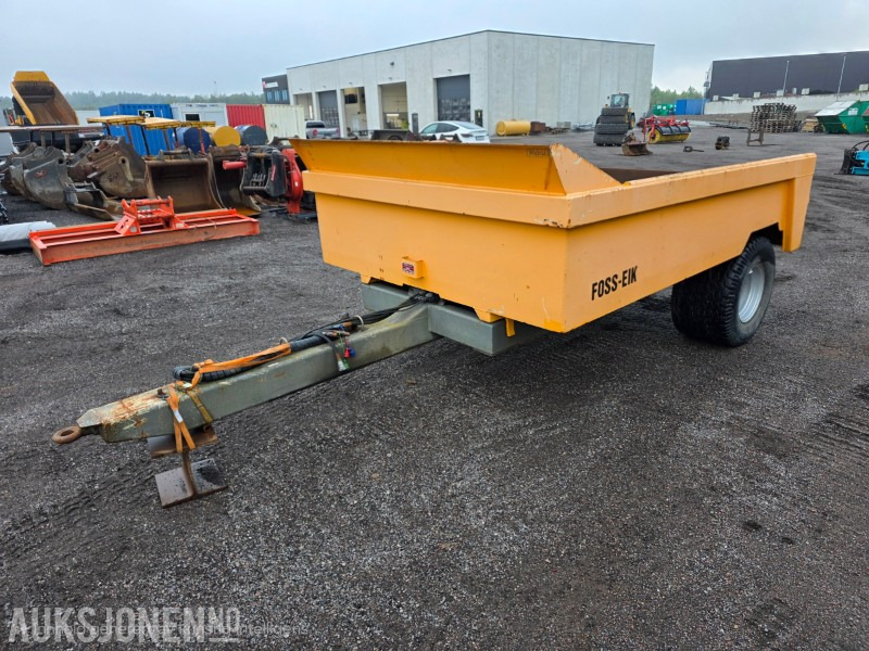 2012 Foss-eik dumperhenger hydraulisk med baklem - Tillatt totaltvekt 10400 kg - Echipamente de constructii: Foto 1 2012 Foss-eik dumperhenger hydraulisk med baklem - Tillatt totaltvekt 10400 kg - Echipamente de constructii: Foto 1