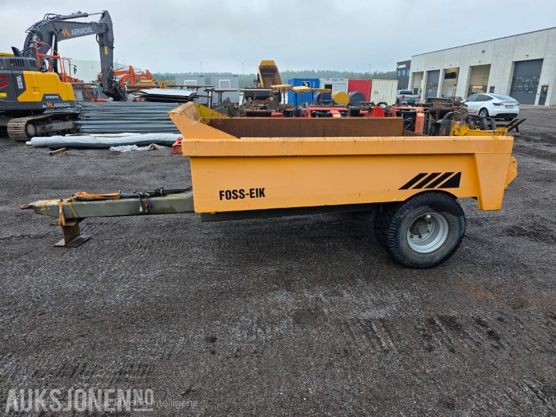2012 Foss-eik dumperhenger hydraulisk med baklem - Tillatt totaltvekt 10400 kg - Echipamente de constructii: Foto 2 2012 Foss-eik dumperhenger hydraulisk med baklem - Tillatt totaltvekt 10400 kg - Echipamente de constructii: Foto 2