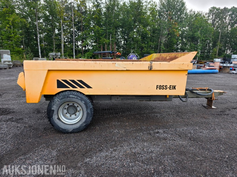 2012 Foss-eik dumperhenger hydraulisk med baklem - Tillatt totaltvekt 10400 kg - Echipamente de constructii: Foto 5 2012 Foss-eik dumperhenger hydraulisk med baklem - Tillatt totaltvekt 10400 kg - Echipamente de constructii: Foto 5