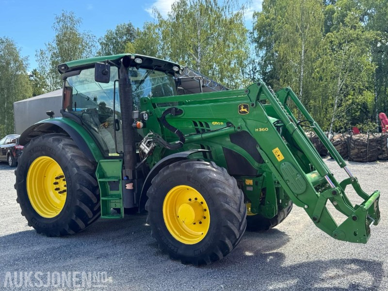 Tractor agricol 2013 John Deere 6150R traktor med frontlaster / Nylig EU-godkjent: Foto 7