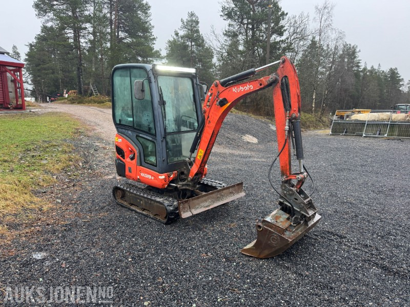 2013 Kubota KX019-4 minigraver m/ Ifor Williams GX maskinhenger - Mini excavator: Foto 3 2013 Kubota KX019-4 minigraver m/ Ifor Williams GX maskinhenger - Mini excavator: Foto 3