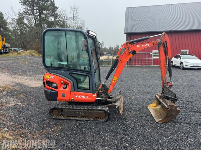 2013 Kubota KX019-4 minigraver m/ Ifor Williams GX maskinhenger - Mini excavator: Foto 4 2013 Kubota KX019-4 minigraver m/ Ifor Williams GX maskinhenger - Mini excavator: Foto 4