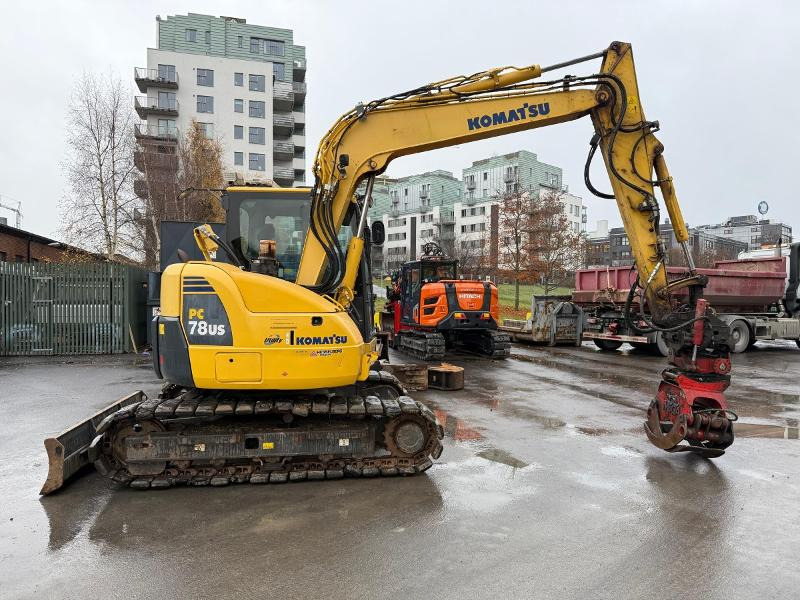 2014 Komatsu PC78-8US gravemaskin, tiltrotator, klype, flere skuffer, pigghammer, lavt timetall! - Excavator: Foto 4 2014 Komatsu PC78-8US gravemaskin, tiltrotator, klype, flere skuffer, pigghammer, lavt timetall! - Excavator: Foto 4