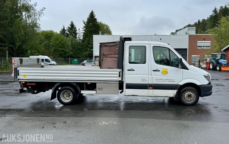 2014 Mercedes-Benz Sprinter 516 CDI planbil, 5-tonn, dobbelkabin, bakløft, lysbjelke - Camion platformă: Foto 4 2014 Mercedes-Benz Sprinter 516 CDI planbil, 5-tonn, dobbelkabin, bakløft, lysbjelke - Camion platformă: Foto 4