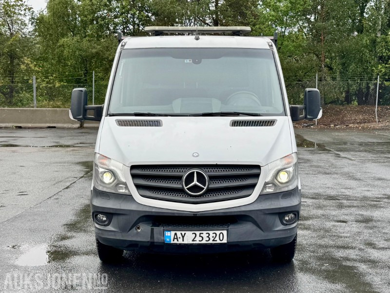 2014 Mercedes-Benz Sprinter 516 CDI planbil, 5-tonn, dobbelkabin, bakløft, lysbjelke - Camion platformă: Foto 2 2014 Mercedes-Benz Sprinter 516 CDI planbil, 5-tonn, dobbelkabin, bakløft, lysbjelke - Camion platformă: Foto 2