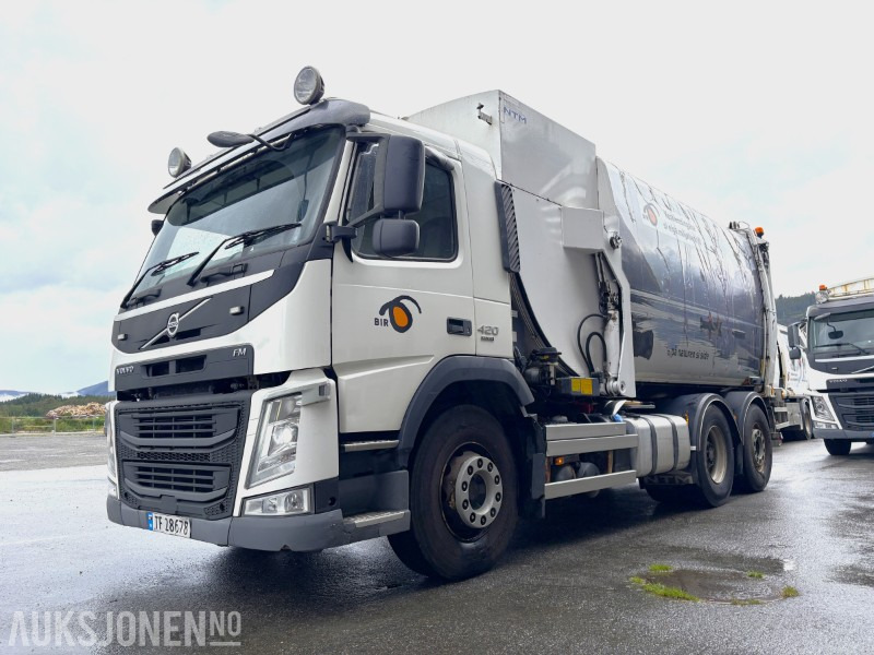 2014 Volvo FM420 EURO 6 sidelaster / komprimatorbil / renovasjonsbil - leveres med ny EU godkjenning - Autogunoiere: Foto 1 2014 Volvo FM420 EURO 6 sidelaster / komprimatorbil / renovasjonsbil - leveres med ny EU godkjenning - Autogunoiere: Foto 1