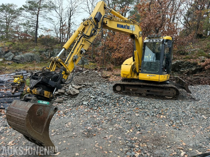 2015 Komatsu PC78US-10 Gravemaskin / ENGCON tiltrotator / 3 skuffer / 6277 T - Excavator: Foto 1 2015 Komatsu PC78US-10 Gravemaskin / ENGCON tiltrotator / 3 skuffer / 6277 T - Excavator: Foto 1