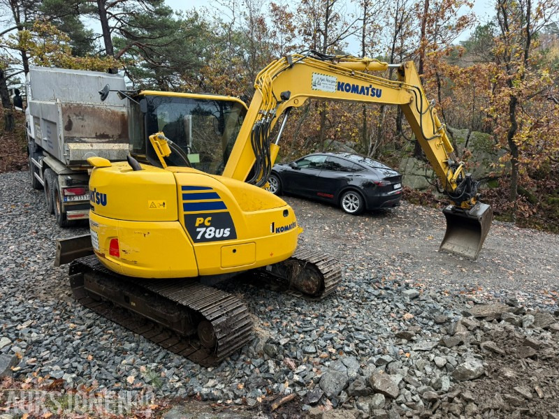 2015 Komatsu PC78US-10 Gravemaskin / ENGCON tiltrotator / 3 skuffer / 6277 T - Excavator: Foto 3 2015 Komatsu PC78US-10 Gravemaskin / ENGCON tiltrotator / 3 skuffer / 6277 T - Excavator: Foto 3