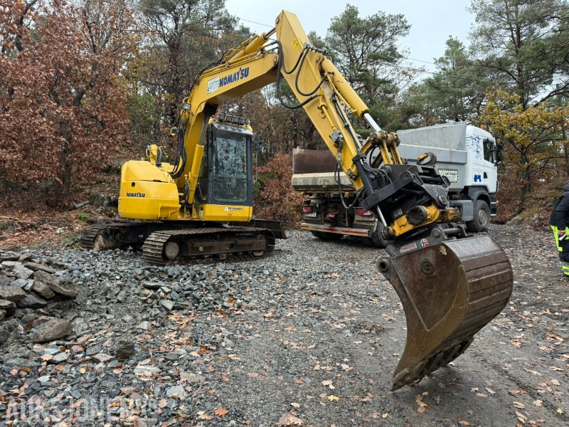 2015 Komatsu PC78US-10 Gravemaskin / ENGCON tiltrotator / 3 skuffer / 6277 T - Excavator: Foto 2 2015 Komatsu PC78US-10 Gravemaskin / ENGCON tiltrotator / 3 skuffer / 6277 T - Excavator: Foto 2