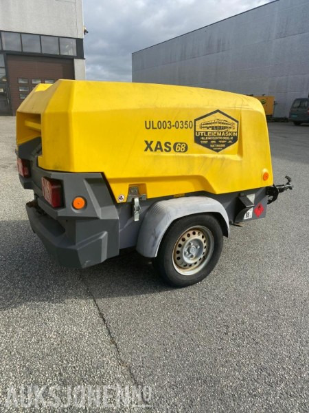 2016 Atlas Copco XAS 68KD luftkompressor - 1367 timer. - Maşină de foraj: Foto 1 2016 Atlas Copco XAS 68KD luftkompressor - 1367 timer. - Maşină de foraj: Foto 1