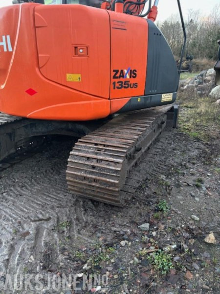 2016 Hitachi ZX135US-58 Beltegraver - Rotortilt - 3 skuffer - Excavator: Foto 5 2016 Hitachi ZX135US-58 Beltegraver - Rotortilt - 3 skuffer - Excavator: Foto 5