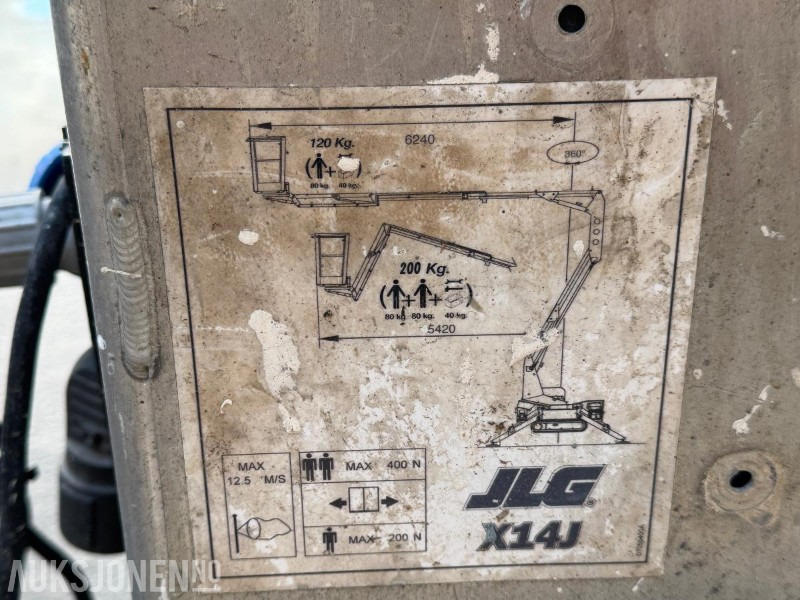Autopropulsată platformă 2016 JLG X14J beltelift / 19 meter arbeidshøyde: Foto 19