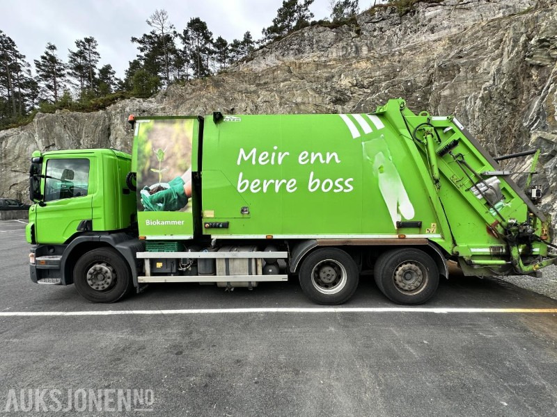 2016 Scania P320 Komprimatorbil - 2 kammer Inkl. biokammer/MTM påbygg - Autogunoiere: Foto 2 2016 Scania P320 Komprimatorbil - 2 kammer Inkl. biokammer/MTM påbygg - Autogunoiere: Foto 2
