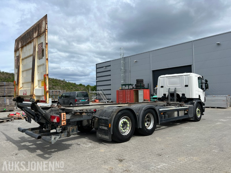 2016 Scania P410 containerbil, lav km, EU, 411 hk, baklem, automat - Camion transport containere/ Swap body: Foto 5 2016 Scania P410 containerbil, lav km, EU, 411 hk, baklem, automat - Camion transport containere/ Swap body: Foto 5