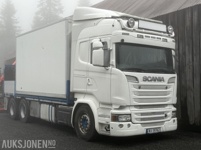 2016 Scania R 520 EURO 6T med bakmontert Palfingerkran - Camion cu macara: Foto 1 2016 Scania R 520 EURO 6T med bakmontert Palfingerkran - Camion cu macara: Foto 1