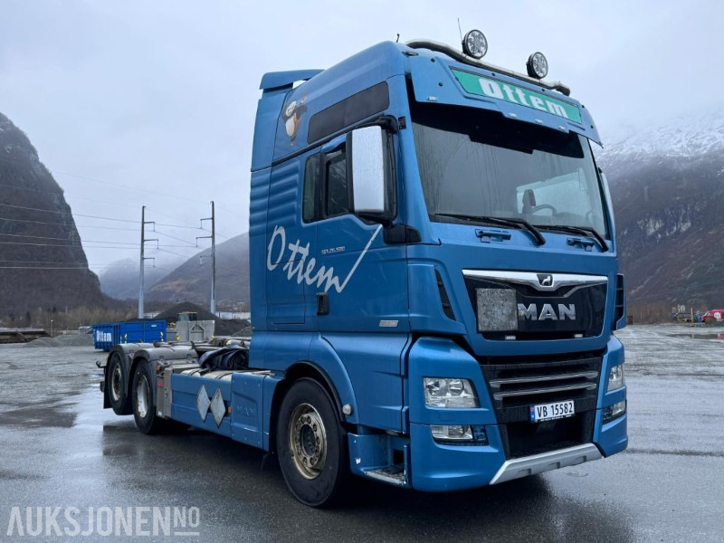 2018 MAN TGX 26.580 - D38 - Euro 6 - Krokbil - 20 tonns JOAB Krok med knekk - 6x2 - Camion cu cârlig: Foto 3 2018 MAN TGX 26.580 - D38 - Euro 6 - Krokbil - 20 tonns JOAB Krok med knekk - 6x2 - Camion cu cârlig: Foto 3